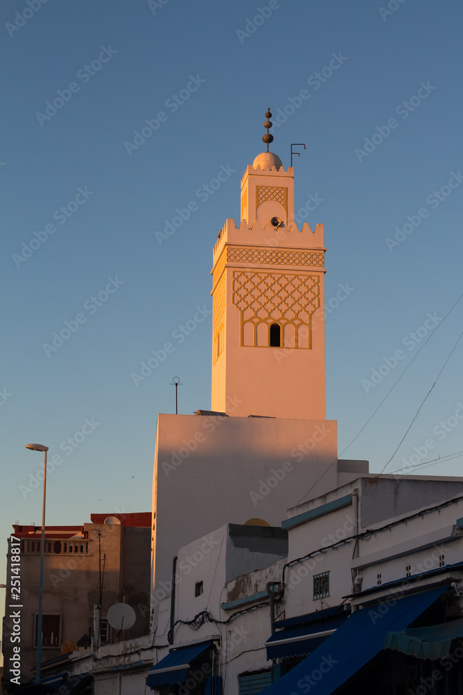 Tower of a mosque in Safi, Morocco