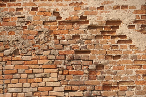 Old Brick Wall Texture Background