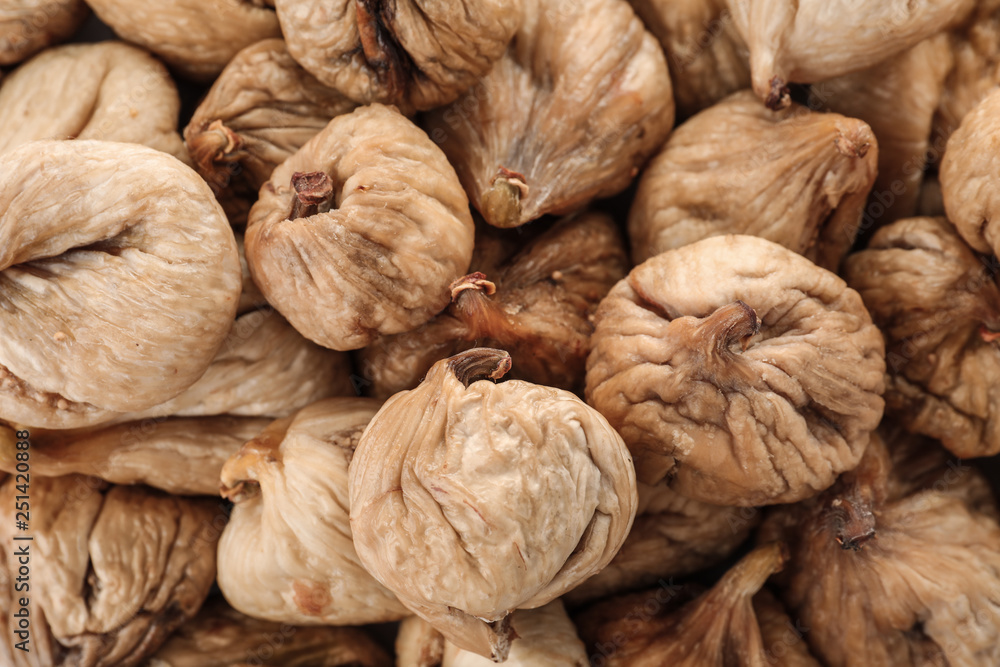 Tasty figs as background, top view. Healthy dried fruit Tasty figs as background, top view. Healthy dried fruit