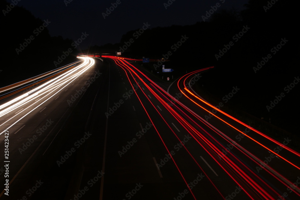 Highway in Night 