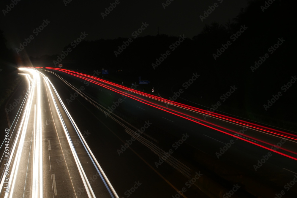 Highway in Night Highway in Night