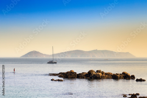 Sailing in front of Ons Island national park photo