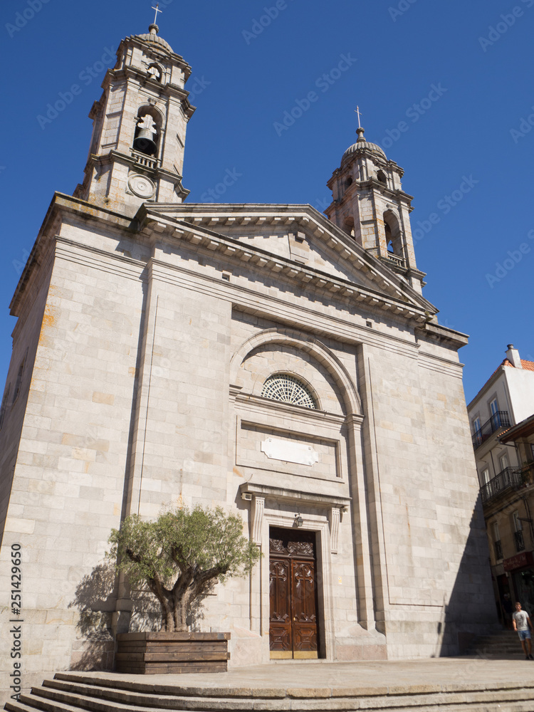 Concatedral de Santa María en Vigo, verano de 2018