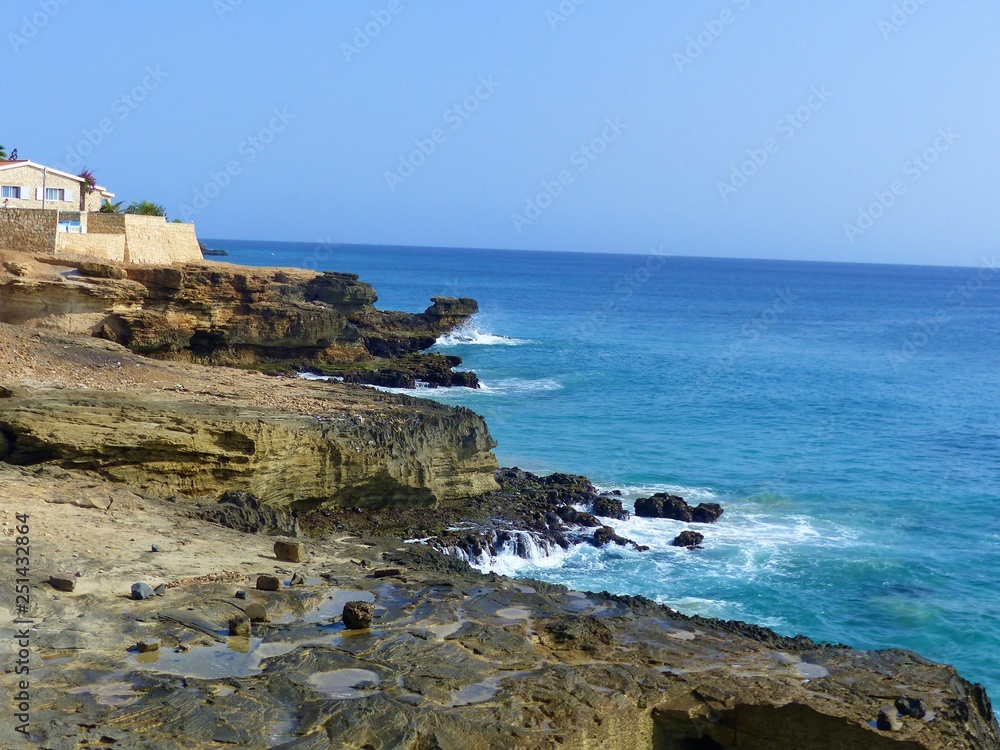 A beach in Cabo-Verde