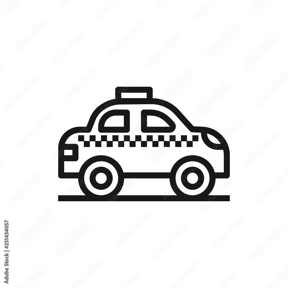 Taxi icon vector