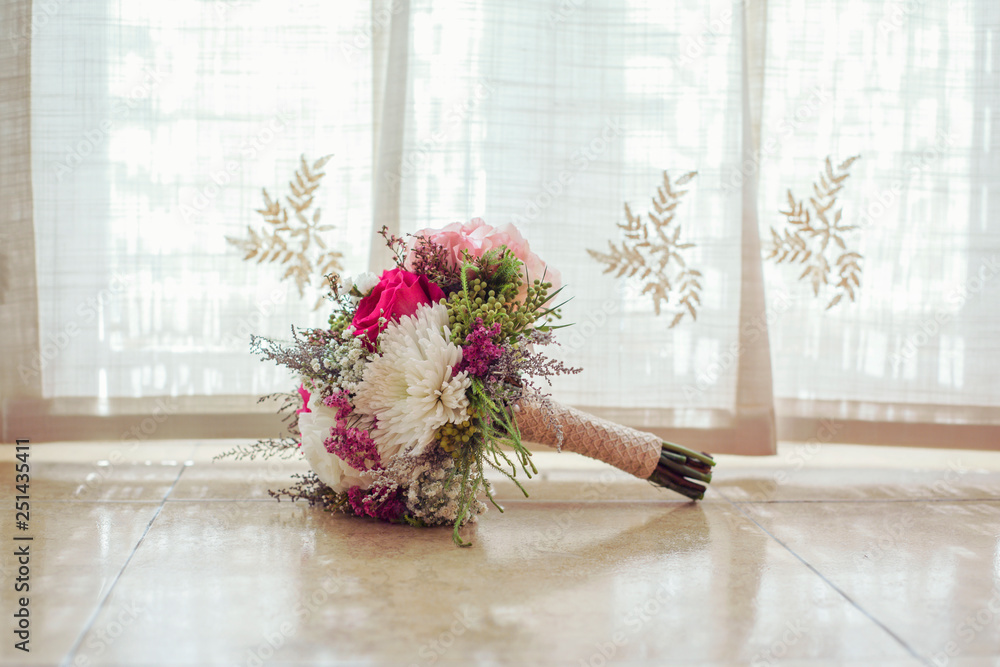 Fototapeta premium wedding bridal bouquet