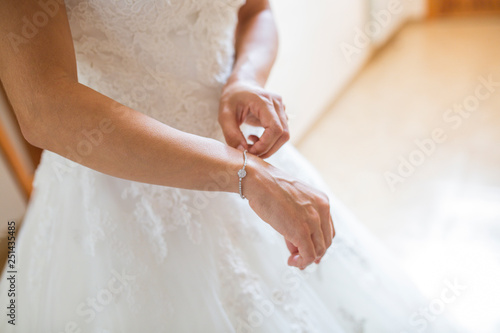 Fotografia Bridal wedding bracelet
