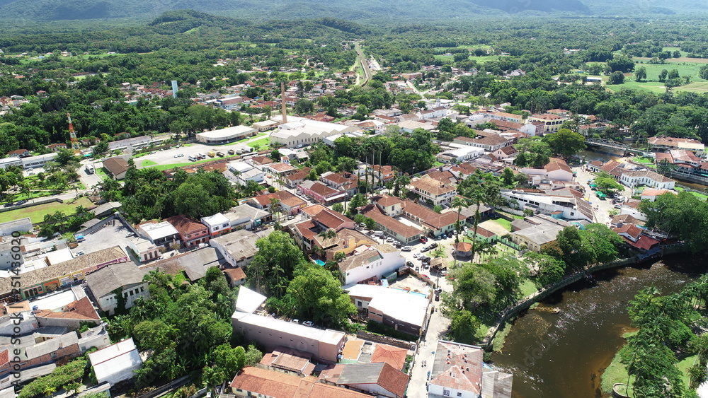 Fototapeta premium Vista Area em Morretes - Paraná - Brasil