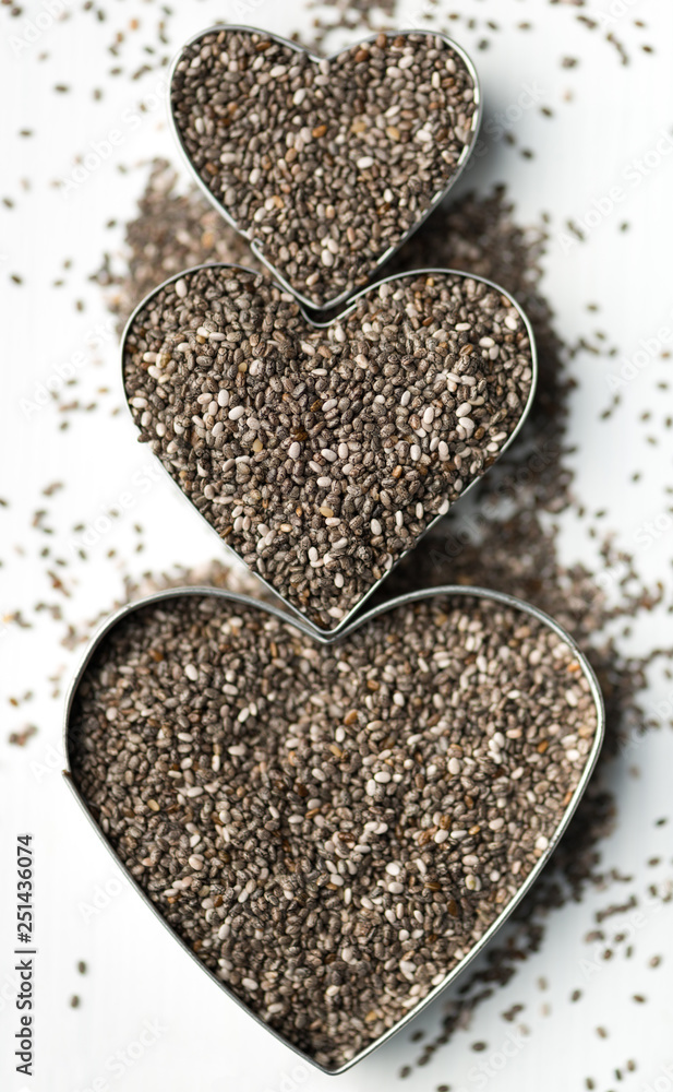 Obraz premium chia seeds