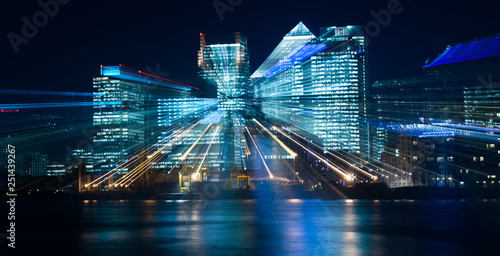 Photography London at night