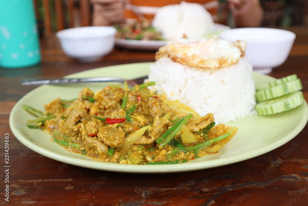 Fried curry powder Fried curry powder
