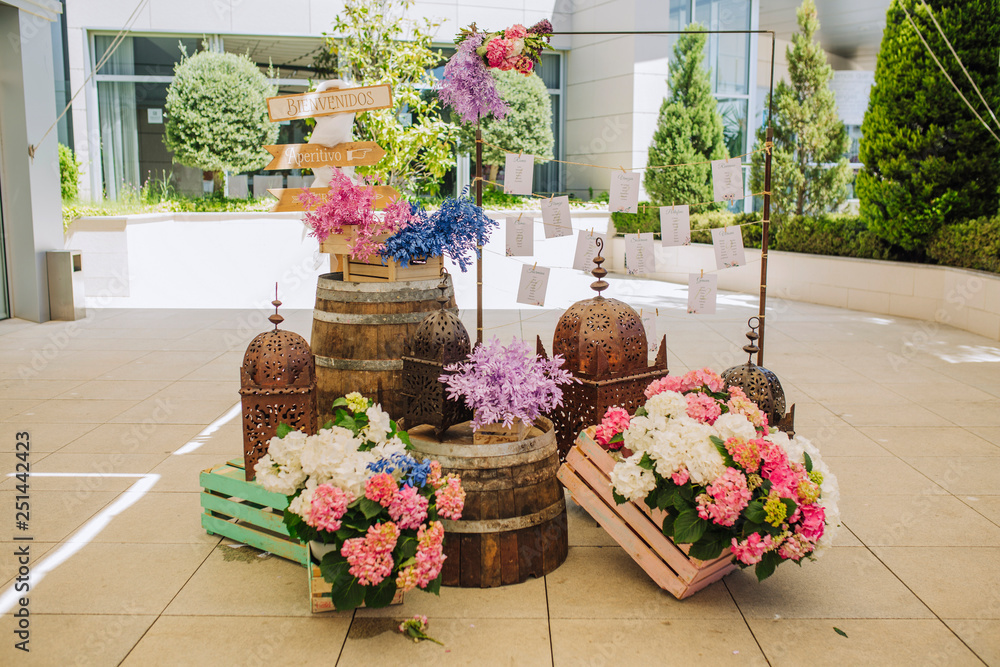 Fototapeta premium flowers wedding decoration