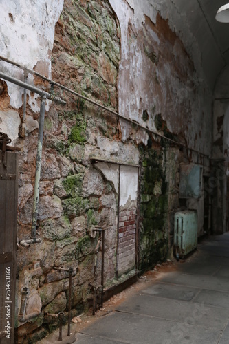 The Walls of Philadelphia Eastern State Penitentiary 