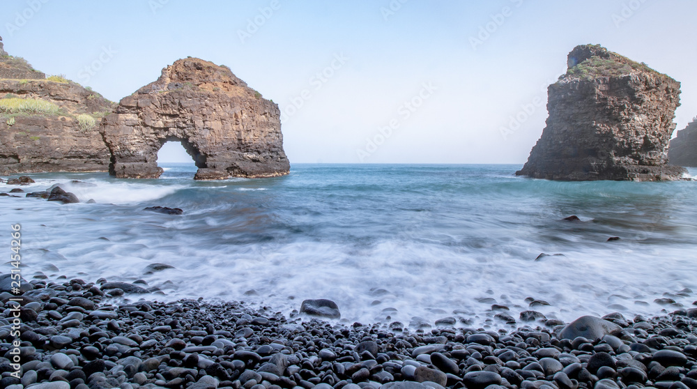 rock view about the coast from Tenerife