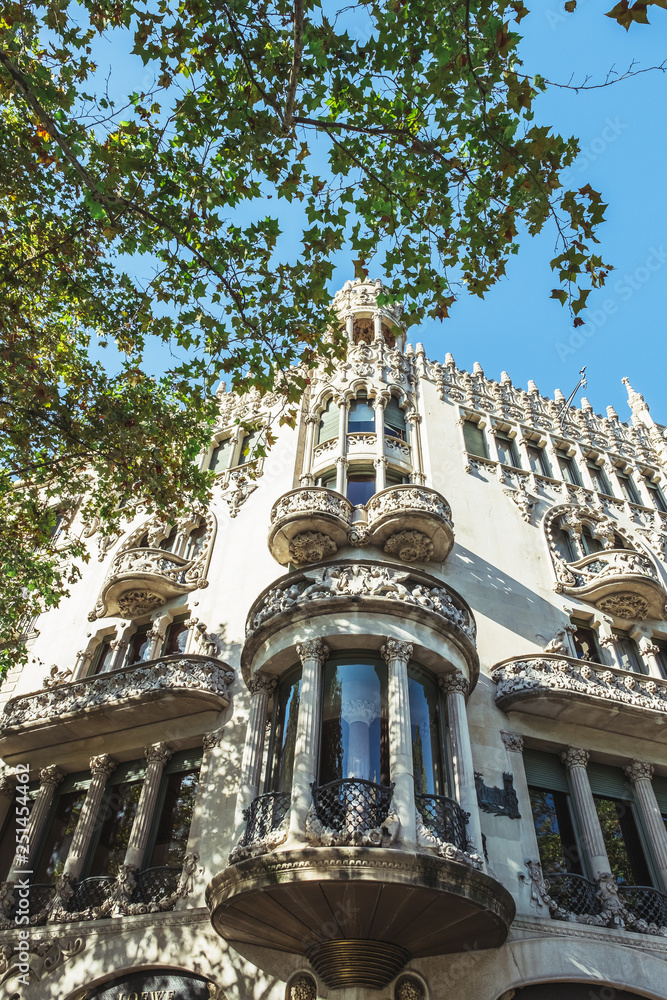 Bâtiment sculpté de Barcelone