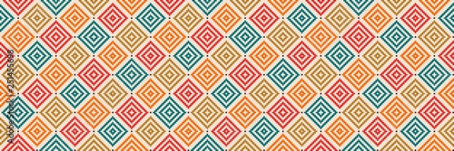 Aztec like style pattern illustration