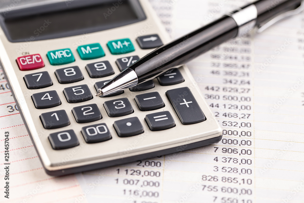 Items for business on a light background on the table, view from the top Items for business on a light background on the table, view from the top
