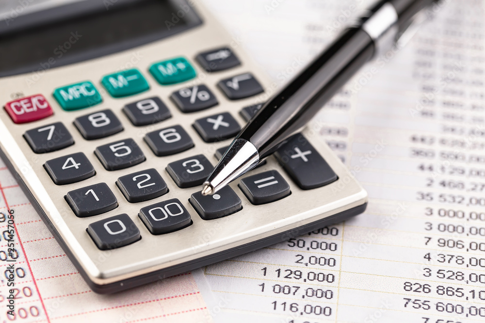 Items for business on a light background on the table, view from the top Items for business on a light background on the table, view from the top