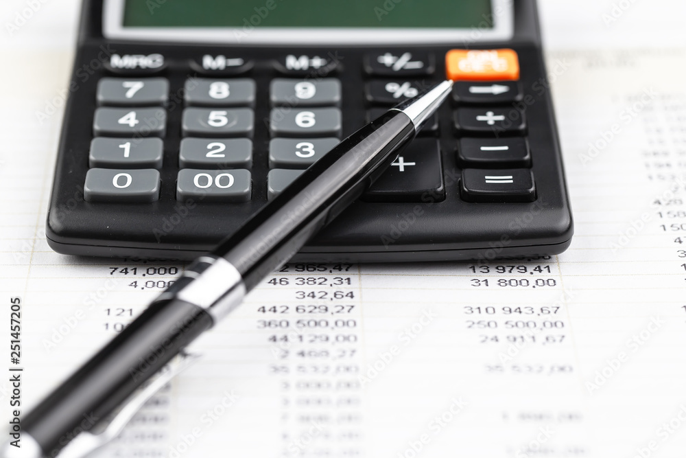 Items for business on a light background on the table, view from the top Items for business on a light background on the table, view from the top