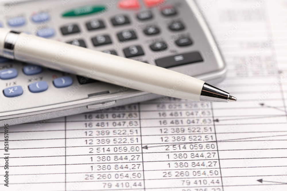 Items for business on a light background on the table, view from the top Items for business on a light background on the table, view from the top