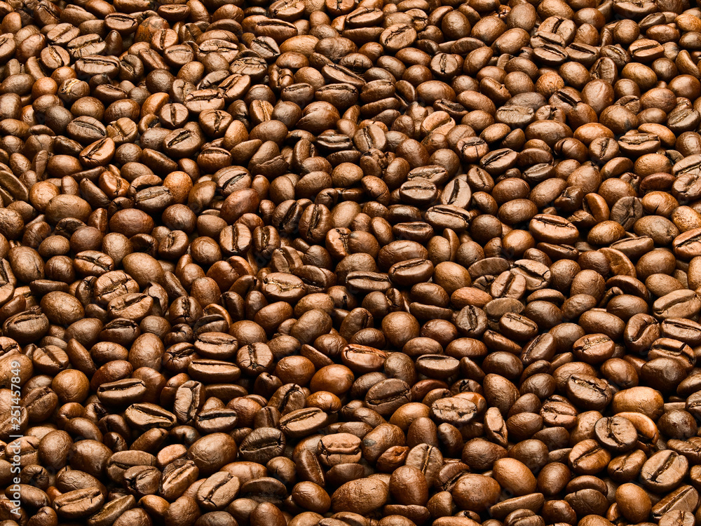 Obraz premium Background from coffee beans