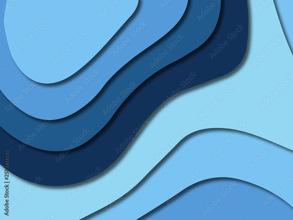 Obraz premium 3D abstract paper art style, design layout for business presentations, flyers, posters, prints, decoration, cards, brochure cover.