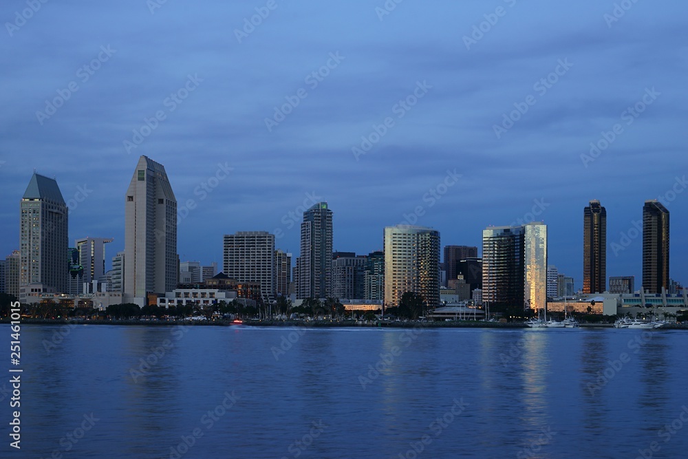 Evening San Diego Waterfront