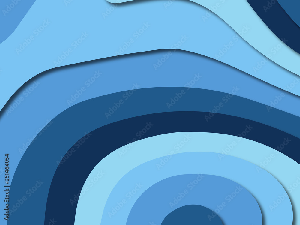 3D abstract paper art style, design layout for business presentations, flyers, posters, prints, decoration, cards, brochure cover.