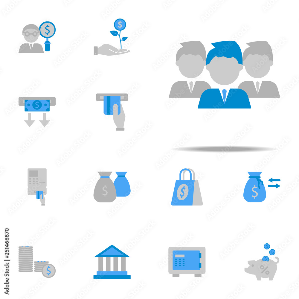 Account, buyers, costumers, people, profiles, staff icon. Finance & Money icons universal set for web and mobile Account, buyers, costumers, people, profiles, staff icon. Finance & Money icons universal set for web and mobile