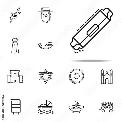 Mezuzah icon. Judaism icons universal set for web and mobile