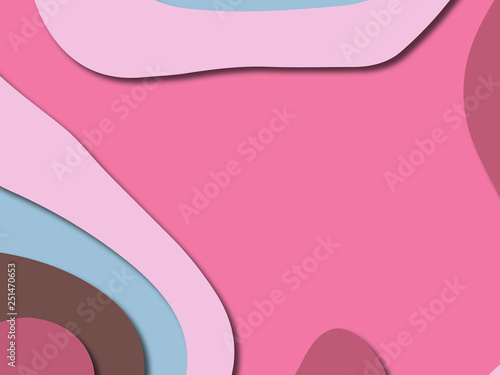 3D abstract paper art style, design layout for business presentations, flyers, posters, prints, decoration, cards, brochure cover.