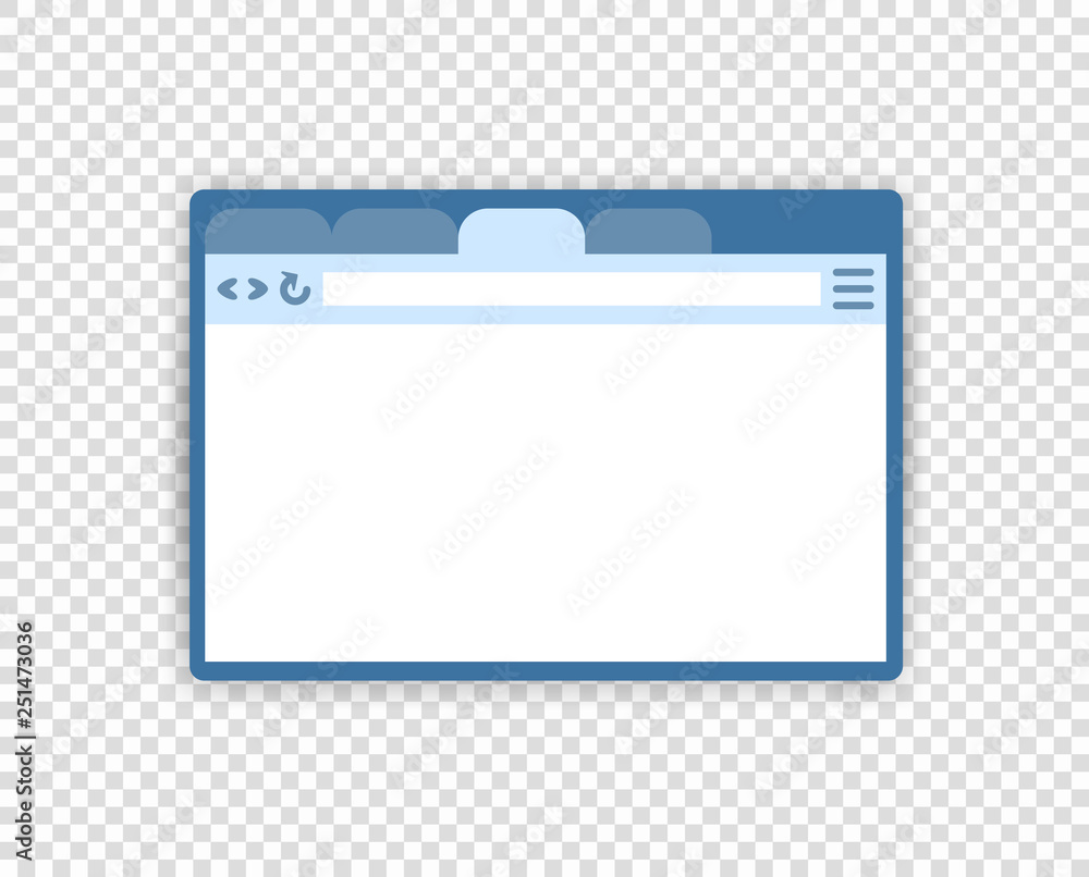 Vector illustration of web browser window, interface. flat style. Social page, media concept. Design element isolated transparent background. Vector illustration of web browser window, interface. flat style. Social page, media concept. Design element isolated transparent background.