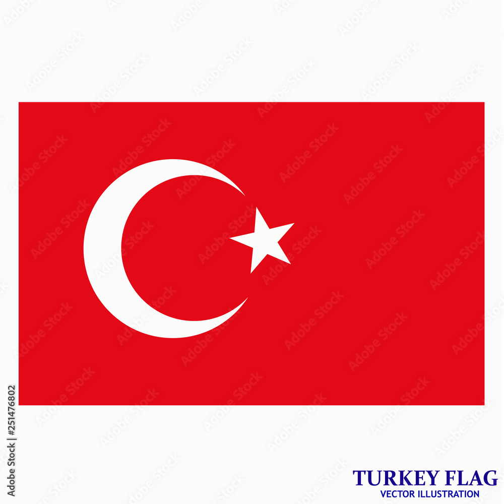 Bright background with flag of Turkey. Happy Turkey day background. Bright button with flag. Vector illustration. Bright background with flag of Turkey. Happy Turkey day background. Bright button with flag. Vector illustration.