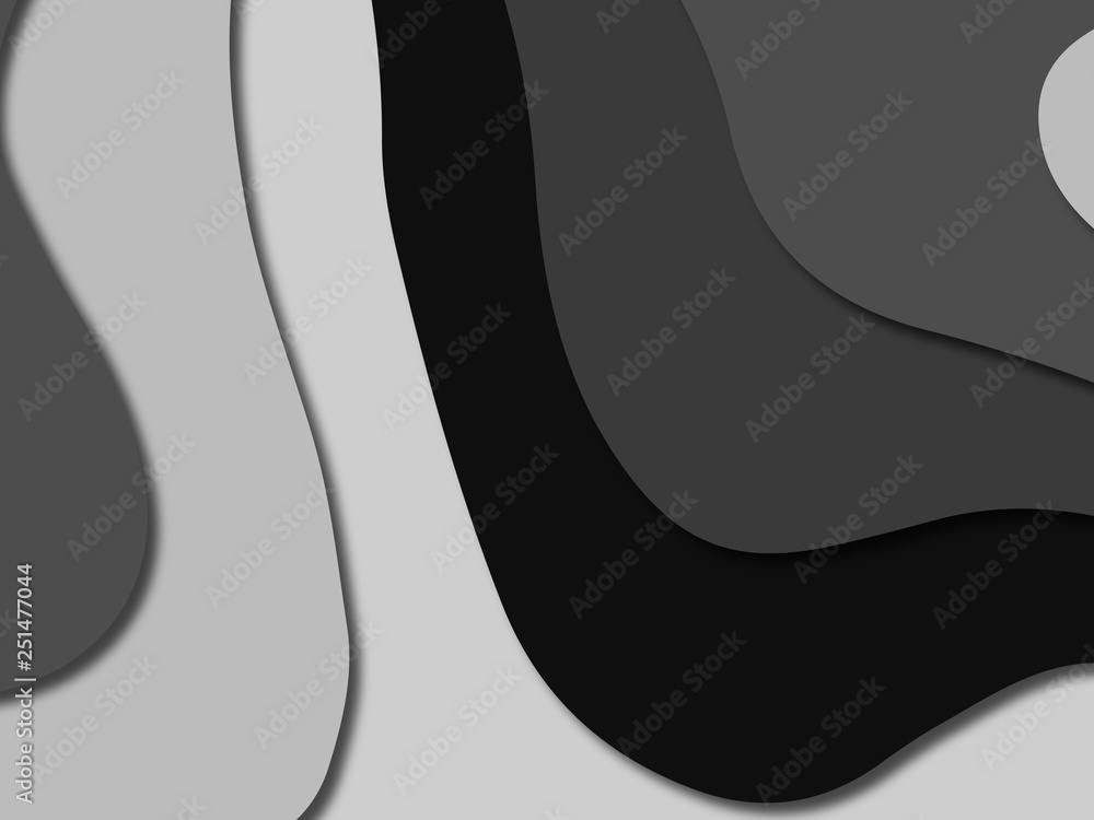 3D abstract paper art style, design layout for business presentations, flyers, posters, prints, decoration, cards, brochure cover.