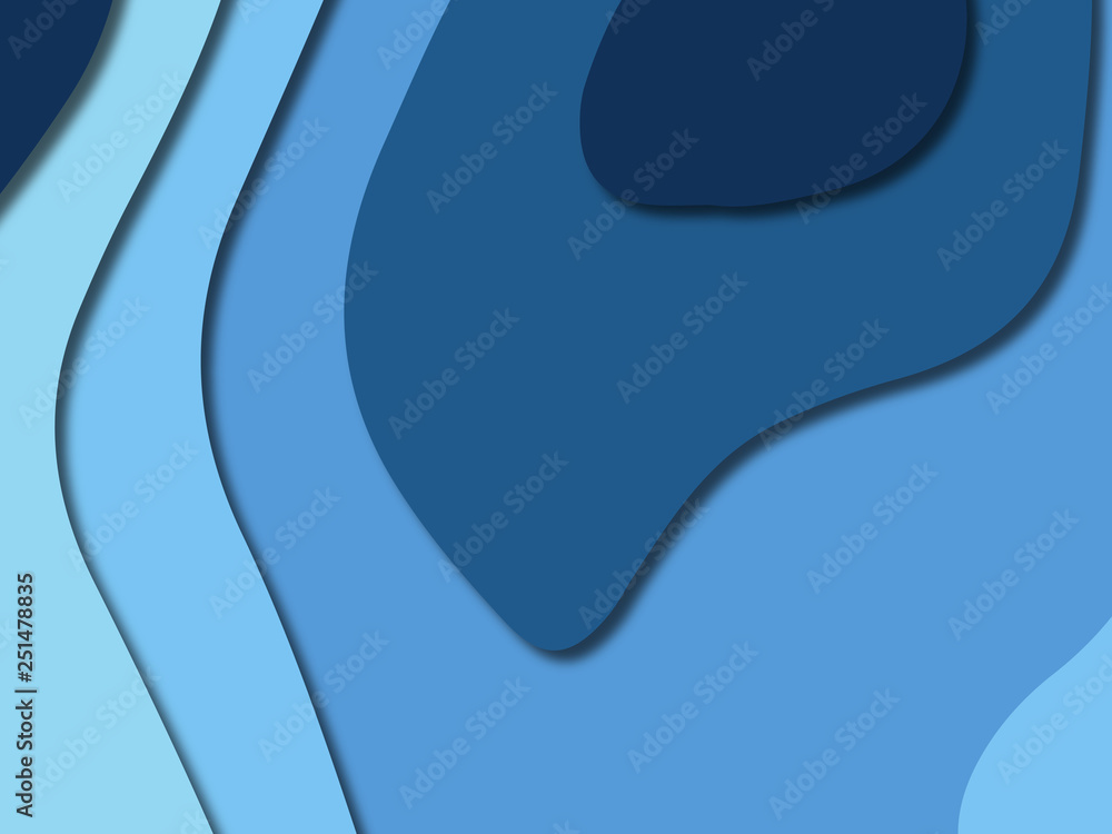 3D abstract paper art style, design layout for business presentations, flyers, posters, prints, decoration, cards, brochure cover.