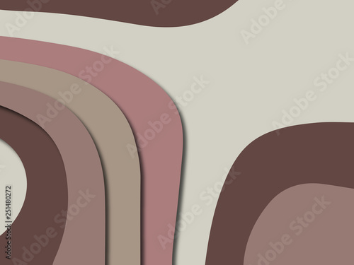 Wallpaper Mural 3D abstract paper art style, design layout for business presentations, flyers, posters, prints, decoration, cards, brochure cover. Torontodigital.ca