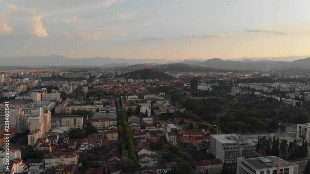 Aerial Montenegro Podgorica June 2018 Sunset Mavic Air Aerial video of downtown Podgorica in Montenegro at sunset. Aerial Montenegro Podgorica June 2018 Sunset Mavic Air Aerial video of downtown Podgorica in Montenegro at sunset.
