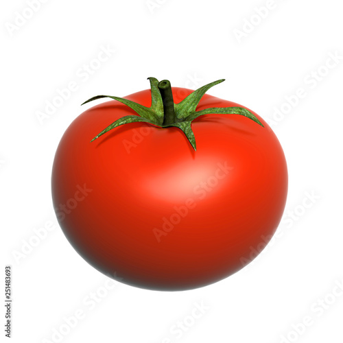 3d render tomato