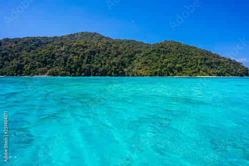 Fototapeta Naklejka Na Ścianę i Meble -  beautiful clear water at Surin island in Phang-nga Province Thailand