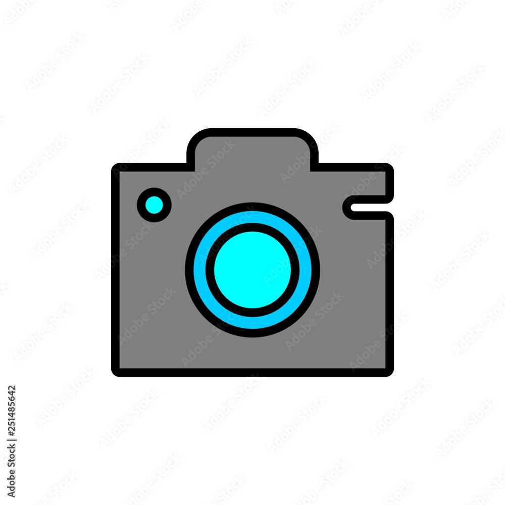 Photo camera vector illustration Photo camera vector illustration