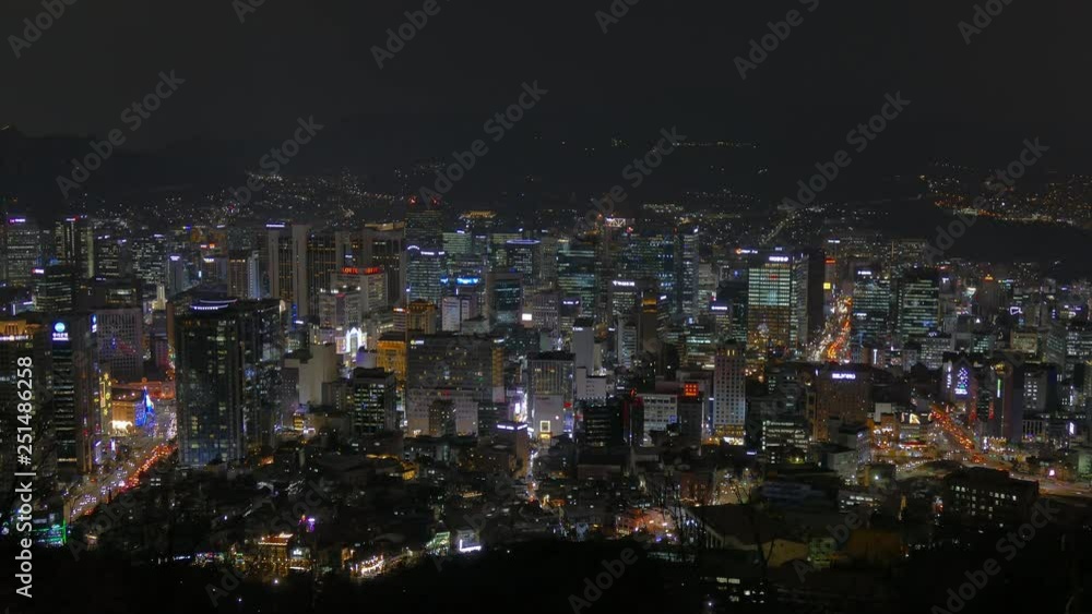 4K Time lapse Building of Seoul in South Korea 4K Time lapse Building of Seoul in South Korea