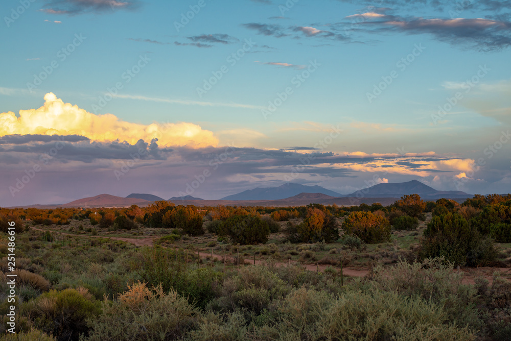 San Francisco Peaks Sunset in Arizona outside Flagstaff