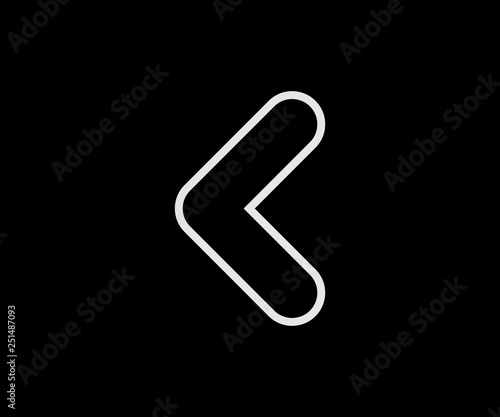 Left vector icon