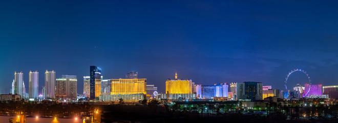 Keuken achterwand Las Vegas Panorama hotels en entertainment Las Vegas  © Dominic Gentilcore