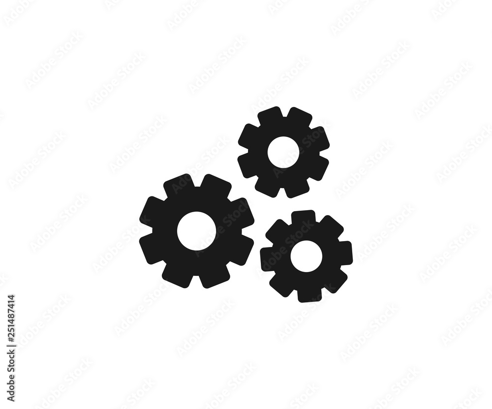 Gears Settings vector Gears Settings vector