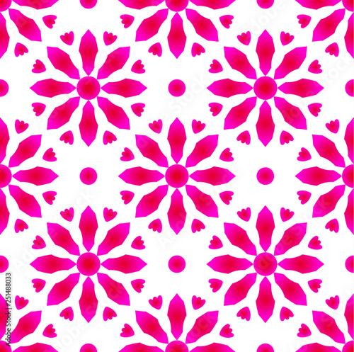 pink flower pattern © flworsmile