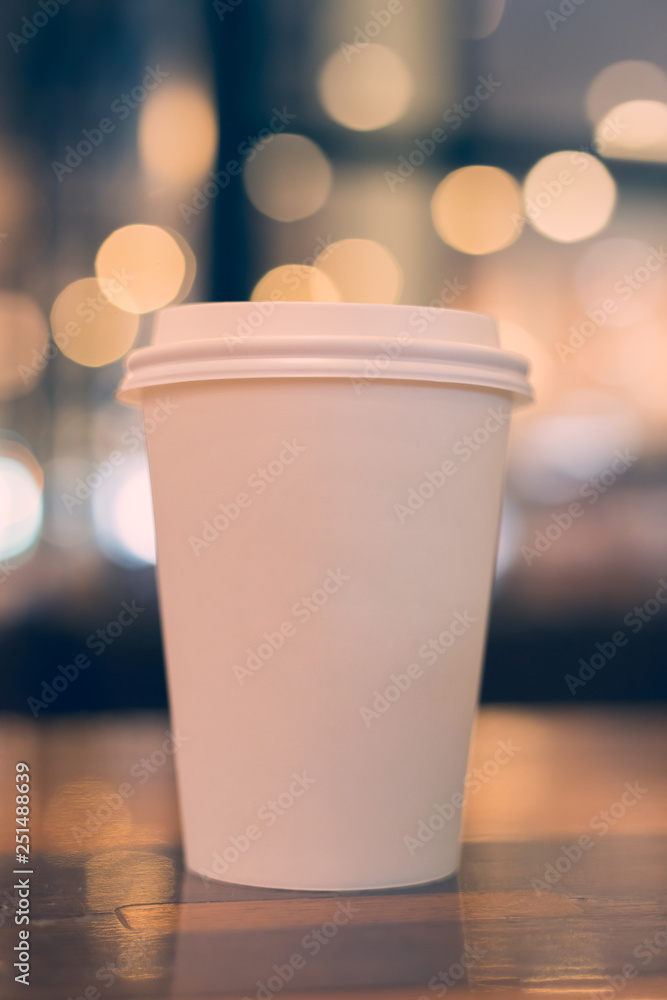 take away coffee cup empty blank copy space for your design text or banner of brand take away coffee cup empty blank copy space for your design text or banner of brand
