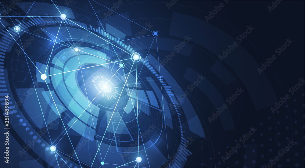 Internet connection, abstract sense of science and technology graphic ...