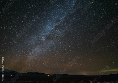 Cold Winter Milky Way over Big Smoky Valley photo