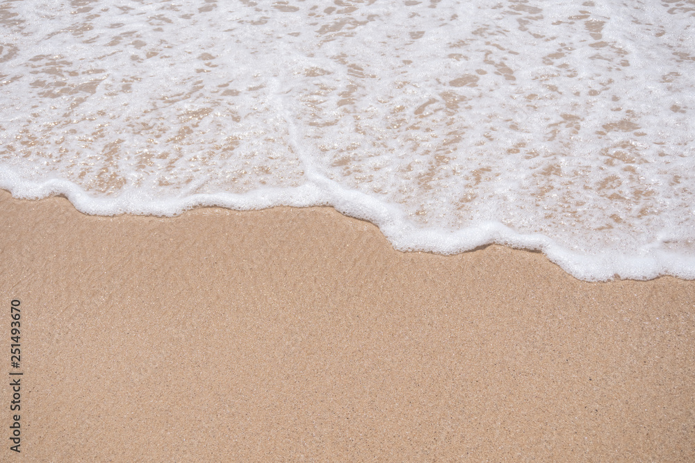 Copy space smooth wave beach with sand texture abstract background. Copy space smooth wave beach with sand texture abstract background.